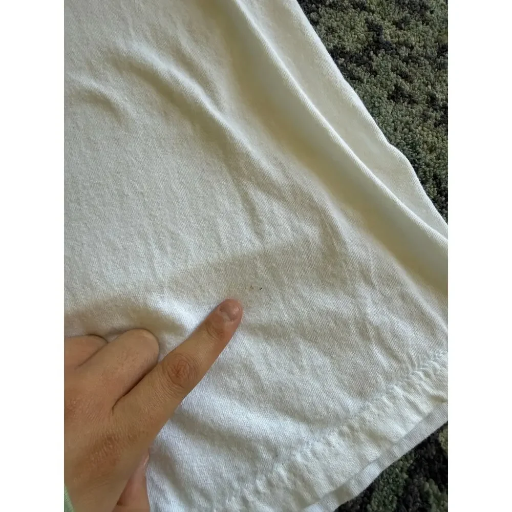 Vintage Cotton Gildan Heavyweight American Flag God Bless America T-Shirt XL - Picture 9 of 9